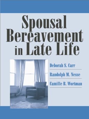 cover image of Spousal Bereavement in Late Life